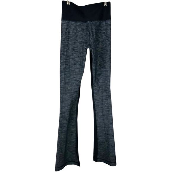 Lululemon Barre Pulse Pant Tall Black Swan / Reversible Slub Denim Size 4 EUC - Picture 2 of 9